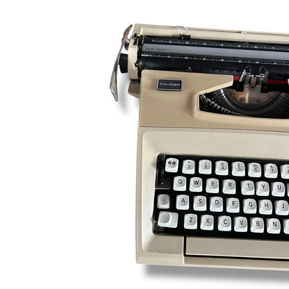 Vintage 1970s British Made Smith Corona Courier Portable Typewriter