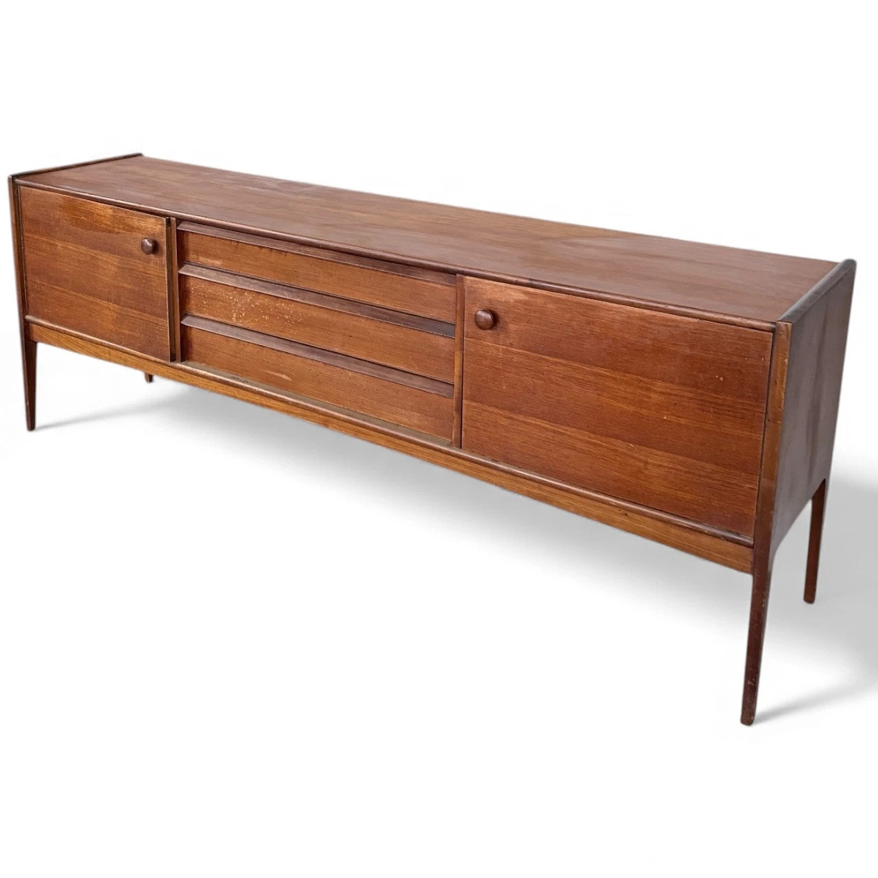 Mid Century Teak Sideboard – Vintage John Herbert Design | Afromasia Cabinet