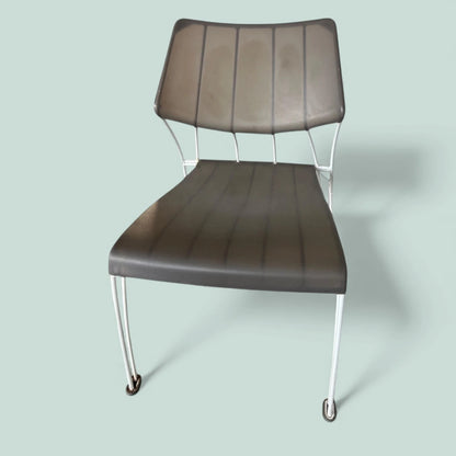Ikea PS Hasslo Chair – Vintage 1990s Scandinavian Furniture With White Metal Legs — view 3