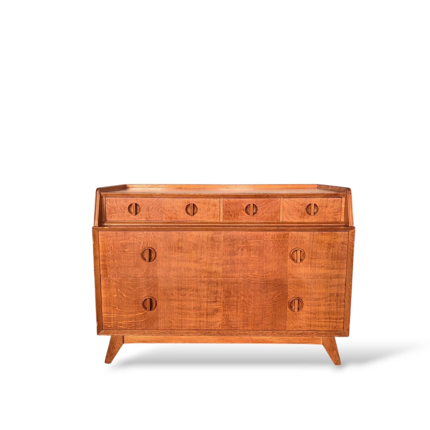 Vintage White & Newton Sideboard – Compact Mid-Century Oak Credenza