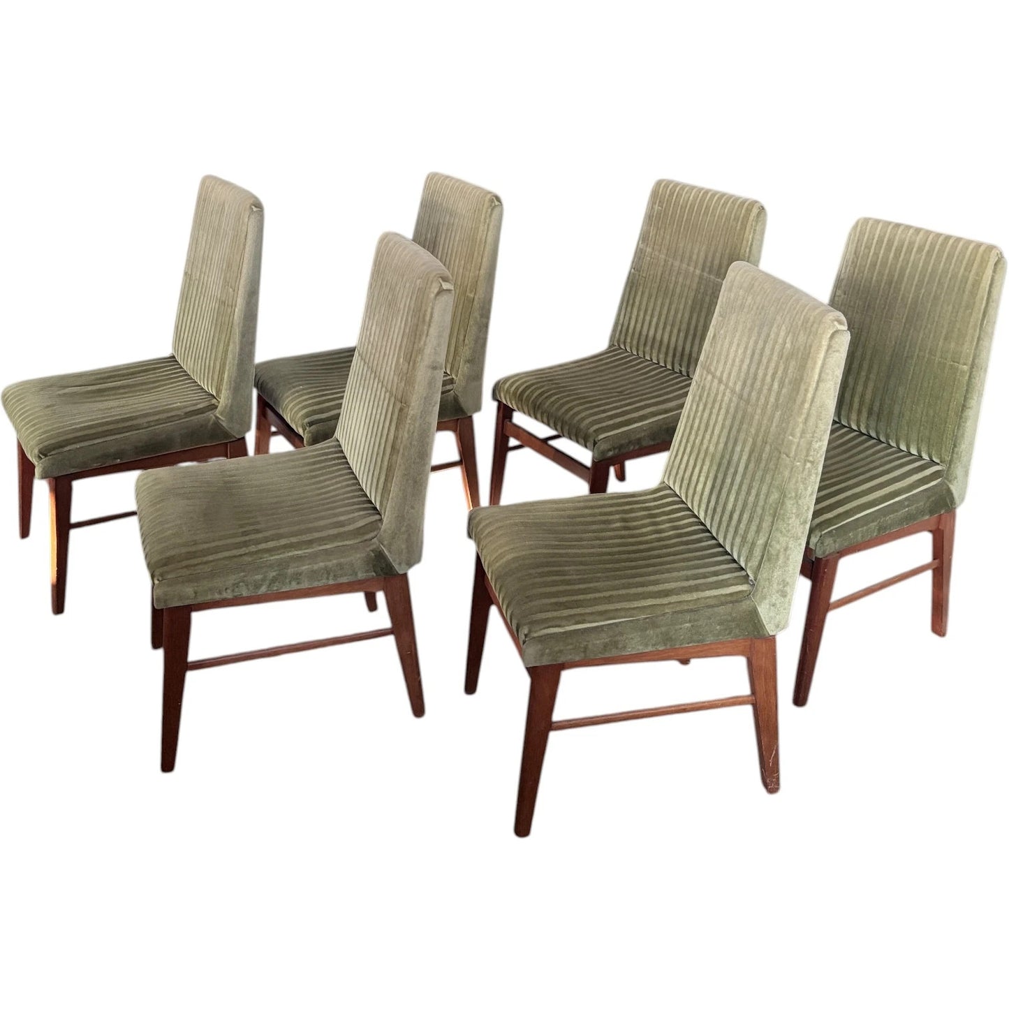 Alfred Cox Dining Chairs – Mid Century Vintage Set of Six Teak Chairs