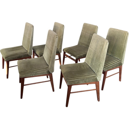Alfred Cox Dining Chairs – Mid Century Vintage Set of Six Teak Chairs