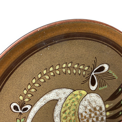 Mid Century Peacock Wall Plate