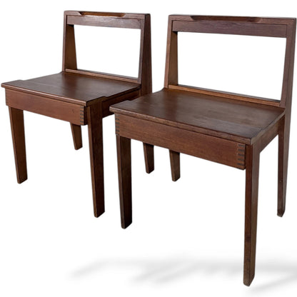 Gordon Russell–Inspired Coventry Teak Chairs – Mid-Century Modern Pair
