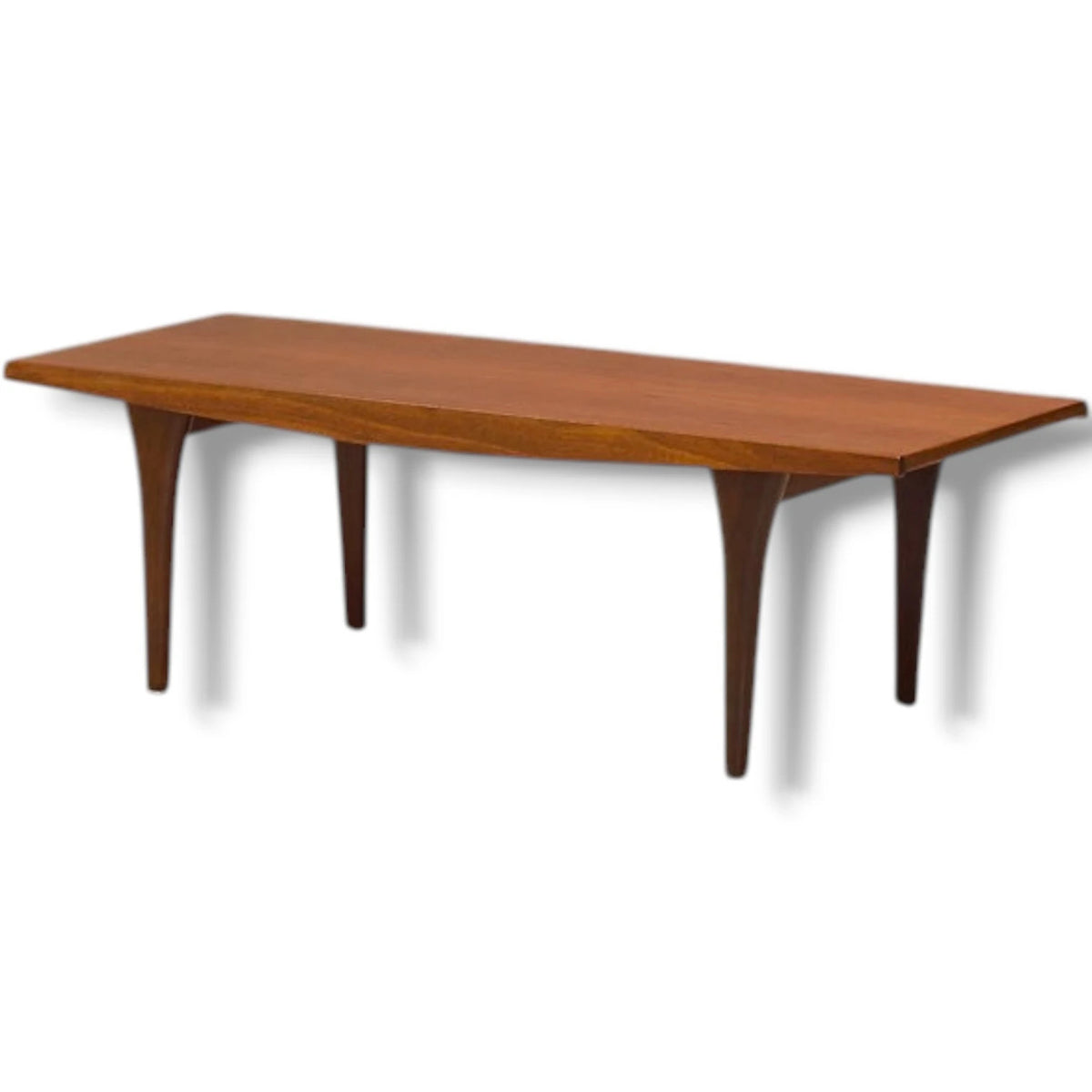Mid-Century Coffee Table – Younger John Herbert Design | Solid Wood Legs, Warm Tones