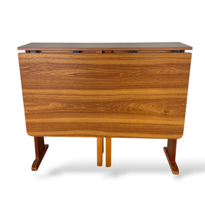 Mid Century Drop Leaf Dining Table – Extendable Wooden Kitchen Table