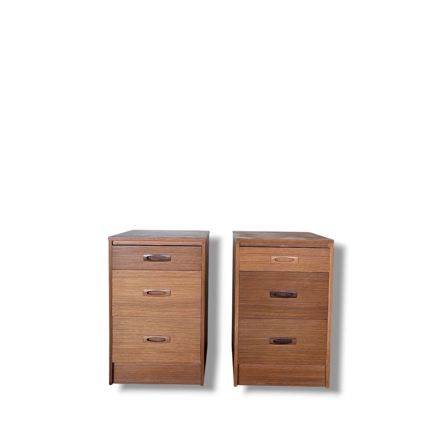 Pair of Teak Bedside Cabinets – Mid-Century Modern Design