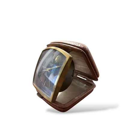 Vintage Junghans Bivox Travel Alarm Clock | 1950s German Folding Clock