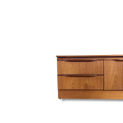 Vintage McIntosh Teak Low Sideboard – 1970s Mid-Century Modern Cabinet