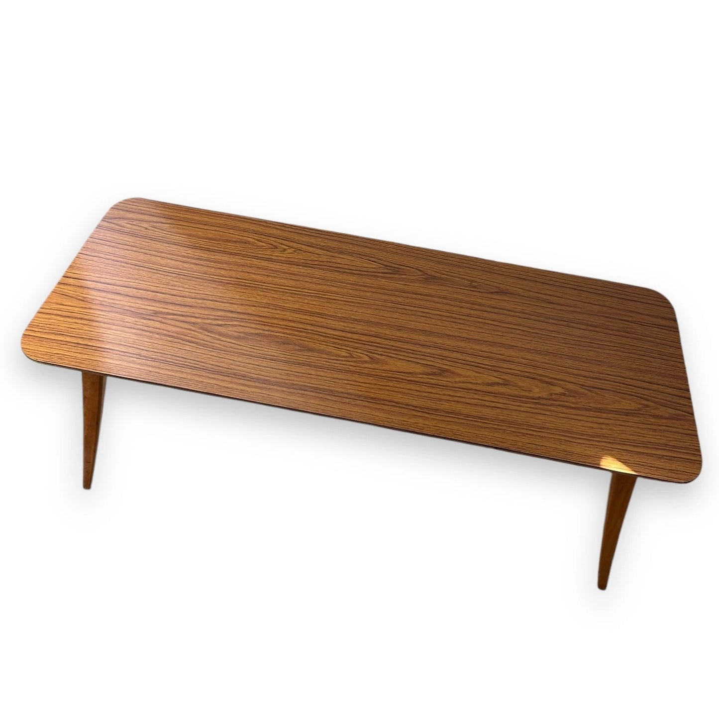 Mid Century Formica Maple Coffee Table