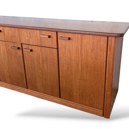 Mid Century G Plan Teak Low Sideboard Credenza Cabinet
