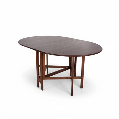 Mid Century Dining Table - Vintage McIntosh Teak Drop Leaf, Scandinavian Style — view 3