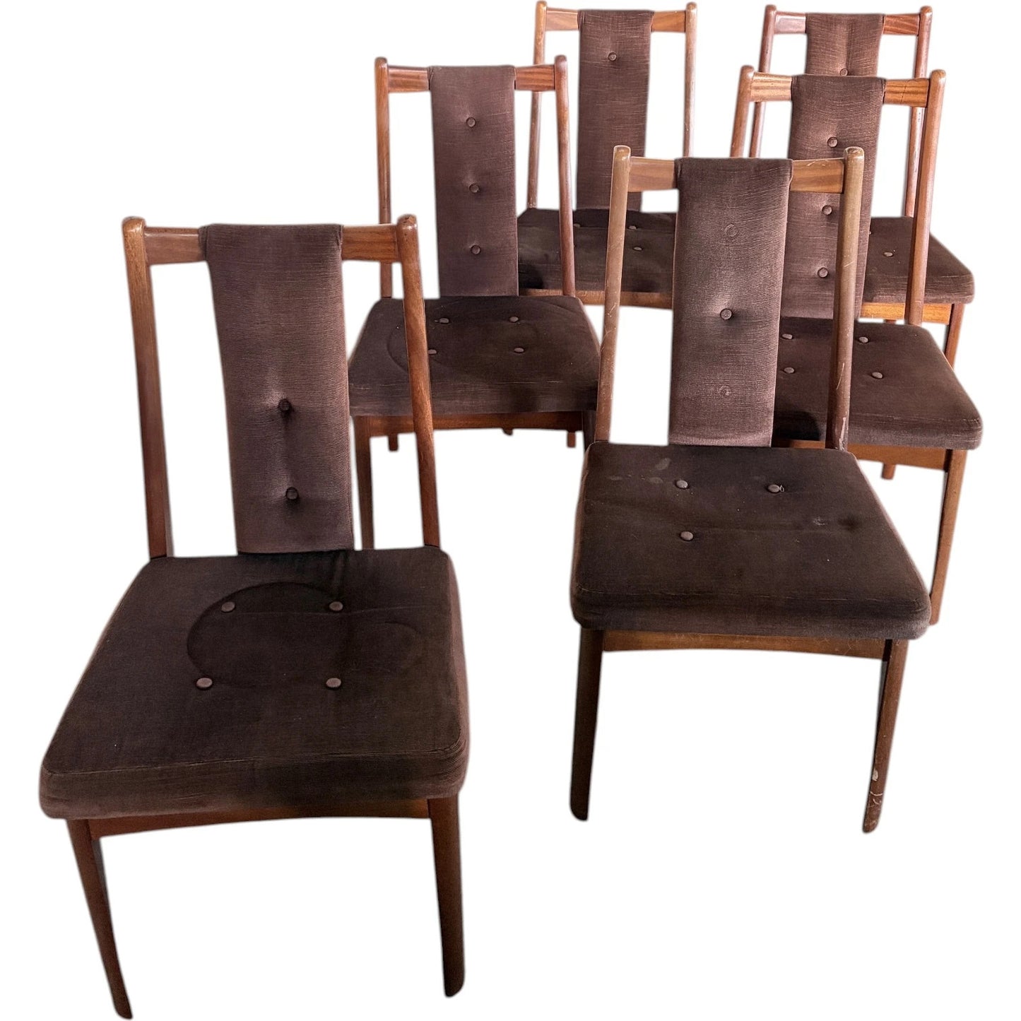 Mid Century Dining Chairs – Set of Six William Lawrence Teak Vintage Seating