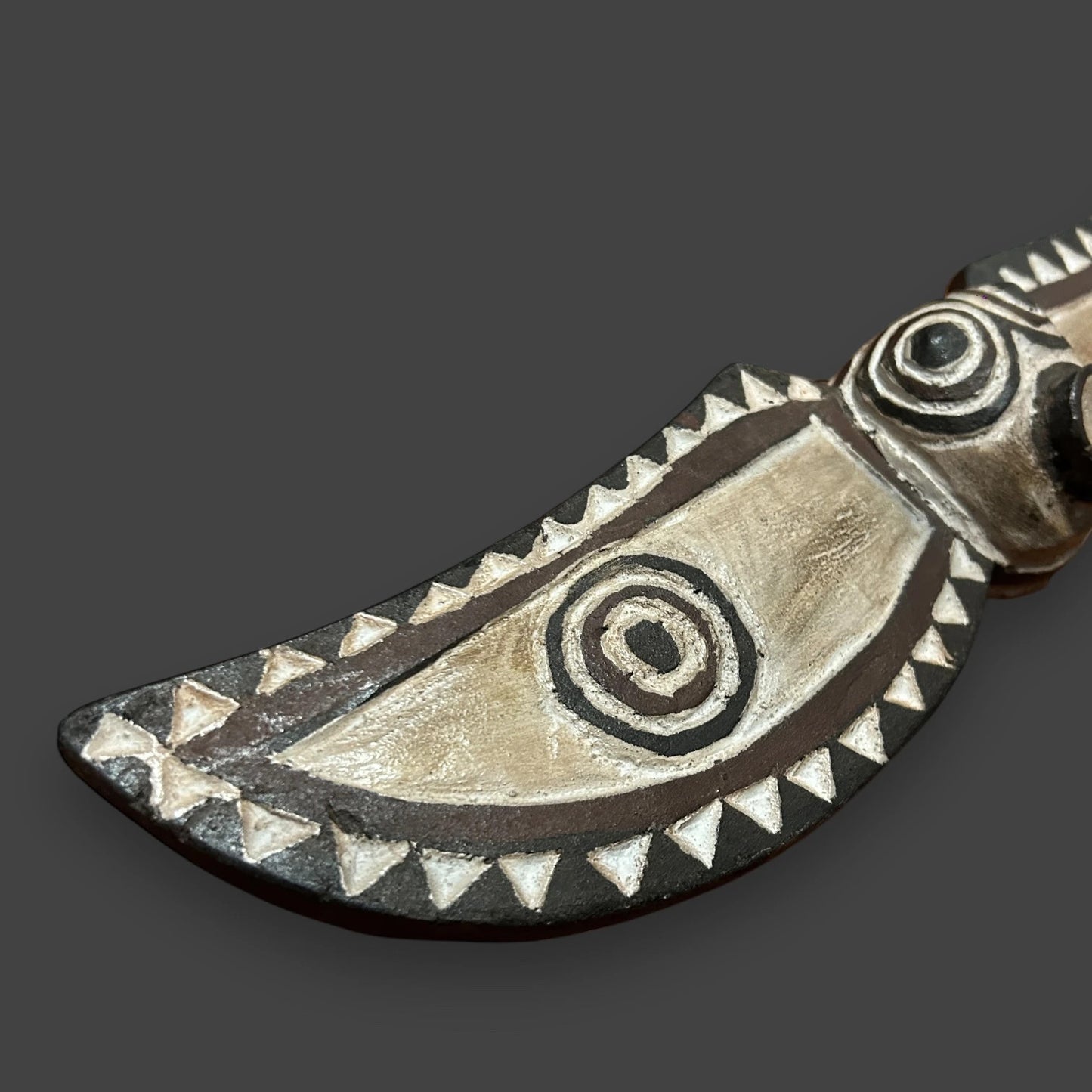 Vintage 1950s African Bat Wall Mask