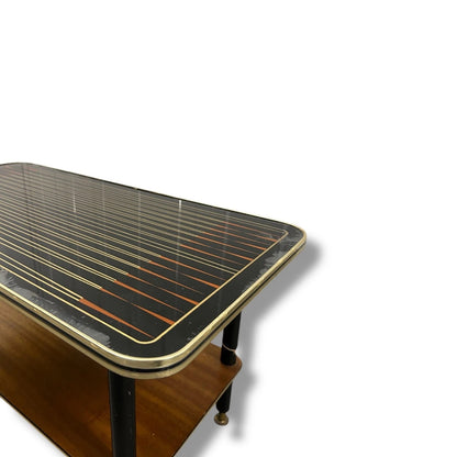 Mid Century Atomic Backgammon Coffee Table