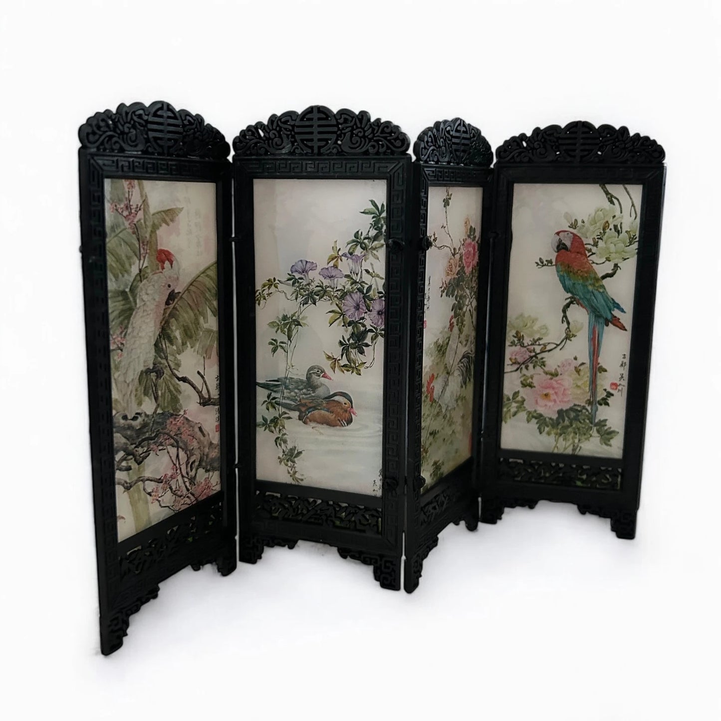 Vintage Chinese Mini Folding Desk Divider