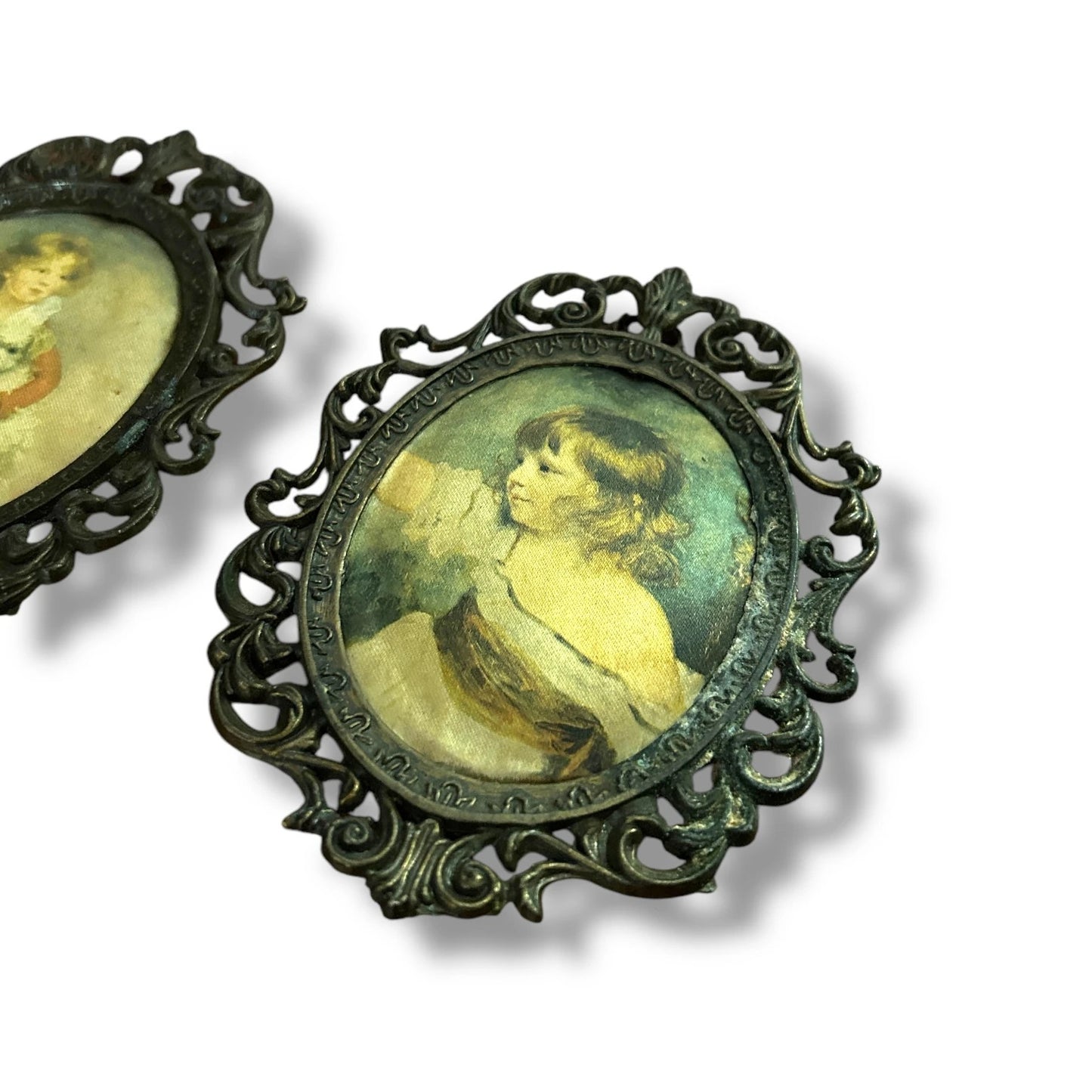 Vintage Set of Two Italian Gilt Frames