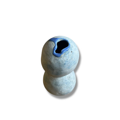 Mid Century Vintage Studio Pottery by Averil Ainley Gourd Shaped Brutalist Vase