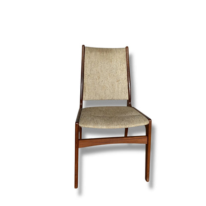 Pair of Danish Mid Century Modern Dining Chairs – Teak Frame