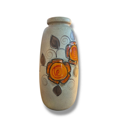 Mid Century Modern Tall West German Vase Pottery
