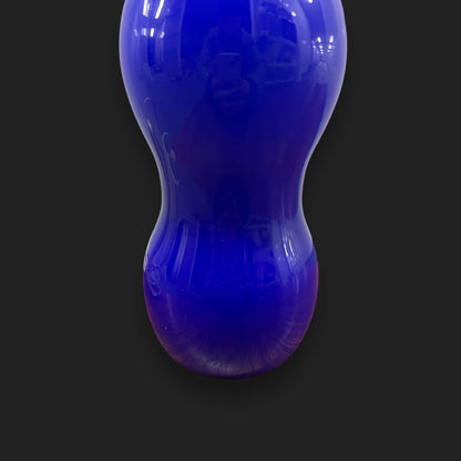 Vintage 90s Ikea Cobalt Blue Glass Table Lamp