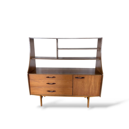 Avalon Room Divider Cabinet | Mid-Century Teak Sideboard with Shelves