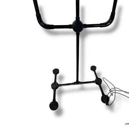 Mid Century Brutalist Industrial-Style Quad Arm Floor Lamp Base