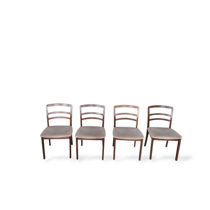 Set of 4 G Plan Ladder Back Dining Chairs | Mid-Century Teak