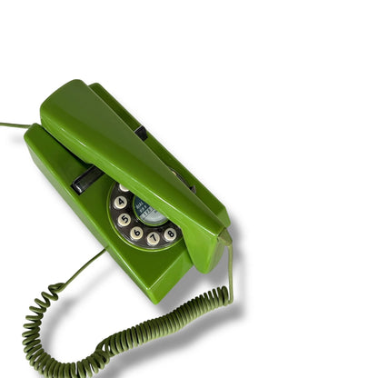 Vintage GPO Trimphone Dial Telephone – 1970s Avocado Green – Mid-Century