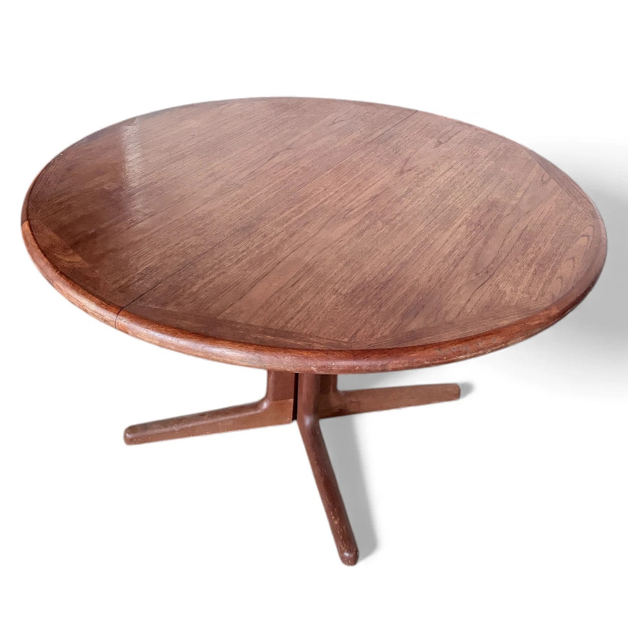 Laurits M. Larsen Danish Teak Dining Table – Mid-Century Modern Round Table