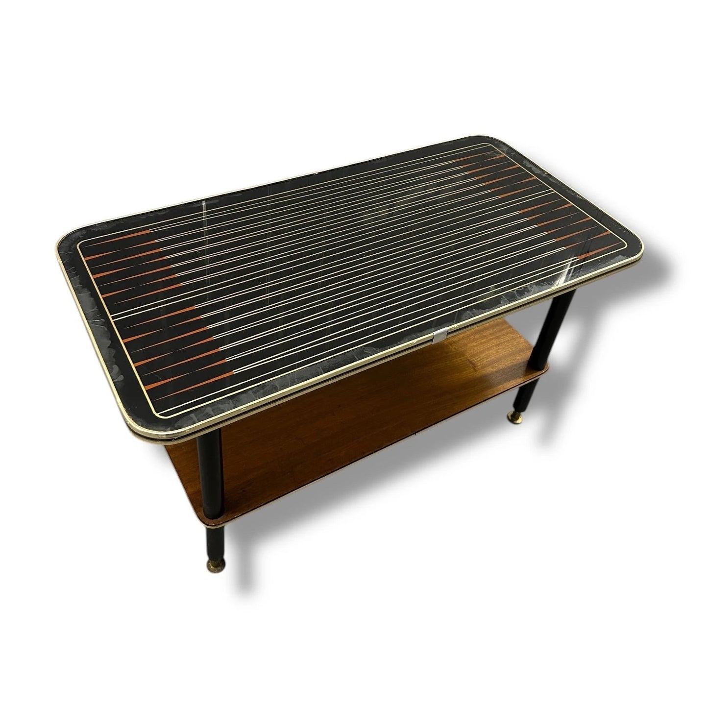 Mid Century Atomic Backgammon Coffee Table