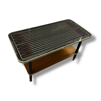 Mid Century Atomic Backgammon Coffee Table