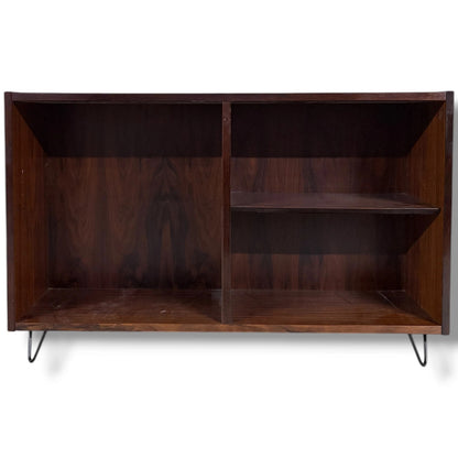 Mid Century Rosewood Bookcase – Vintage Paul Hundevad Hairpin Leg Cabinet — view 4