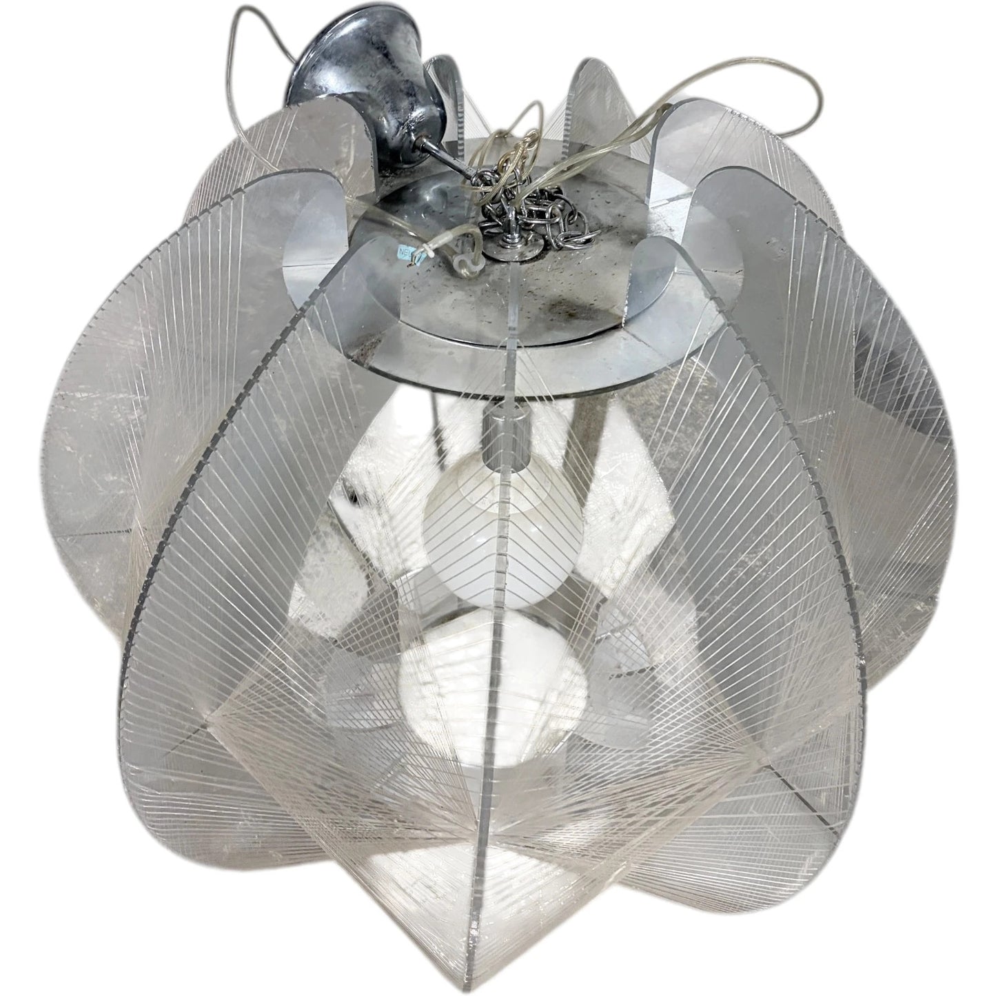 Paul Secon Ceiling Light - Extra Large Sculptural Pendant | Mid Century Lighting