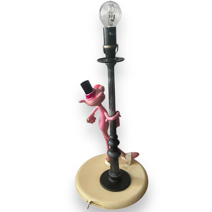 Vintage 1970s Pink Panther Table Lamp