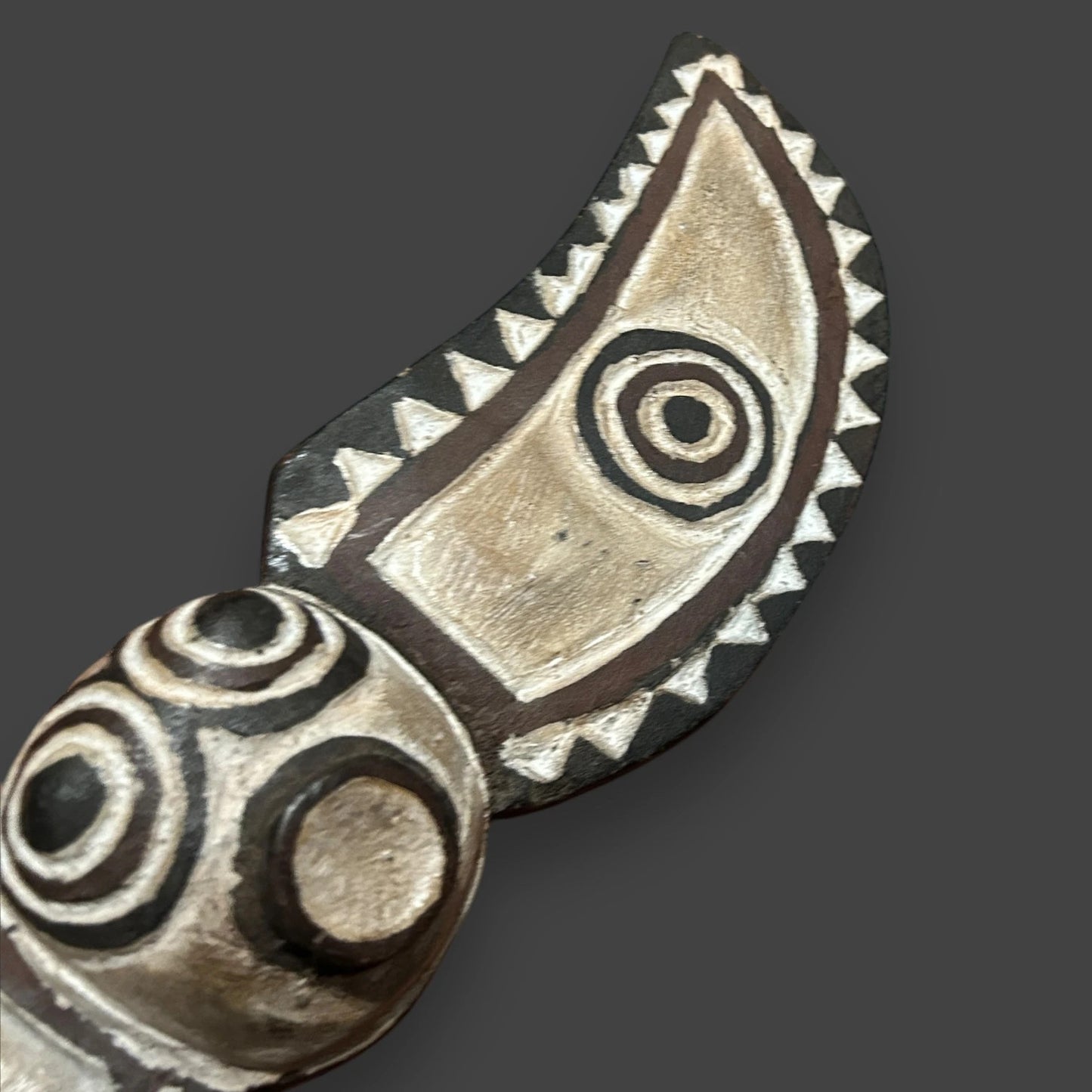 Vintage 1950s African Bat Wall Mask