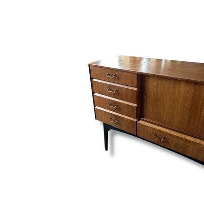 Mid Century Modern Nathan Sideboard Sliding Doors Cabinet