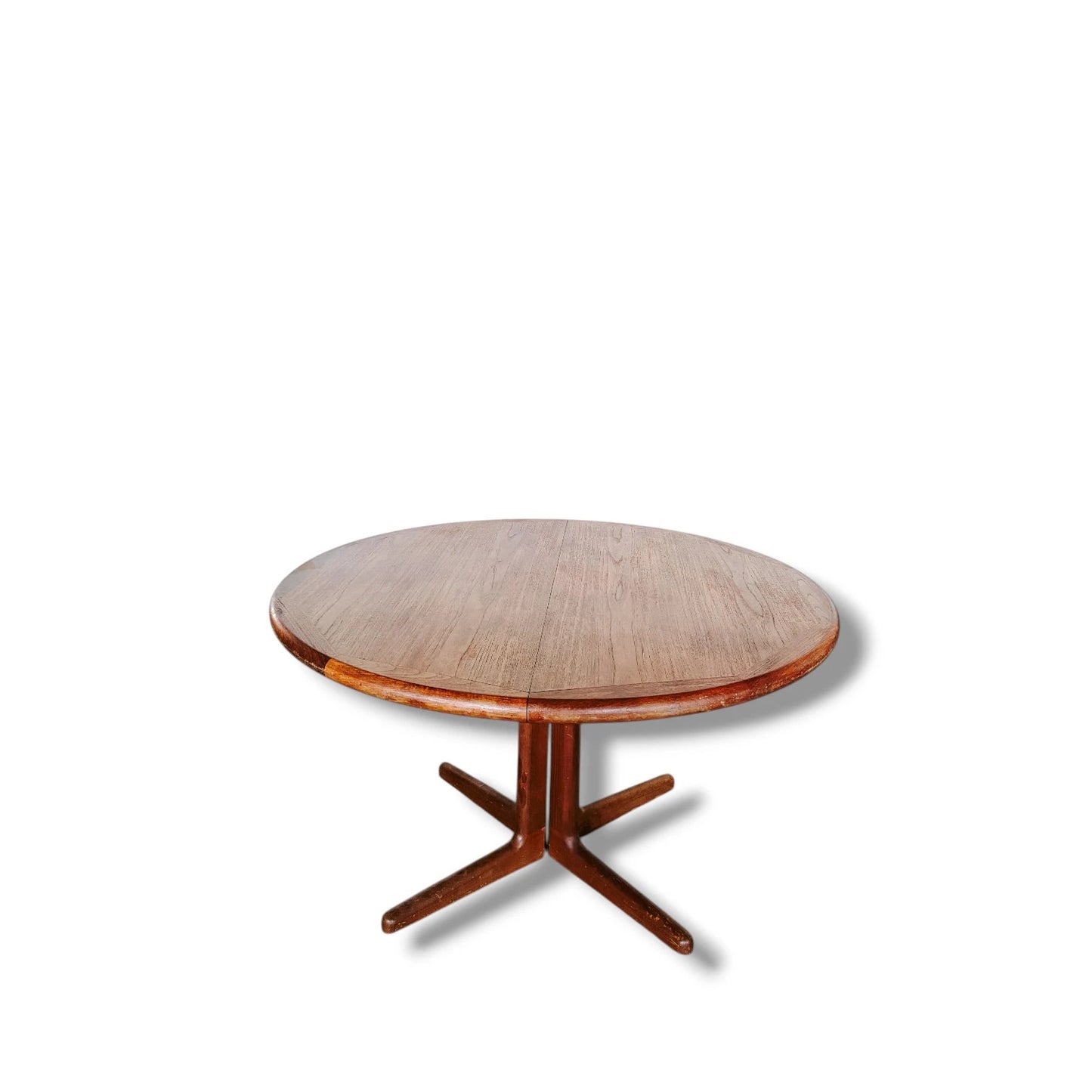 Laurits M. Larsen Danish Teak Dining Table – Mid-Century Modern Round Table