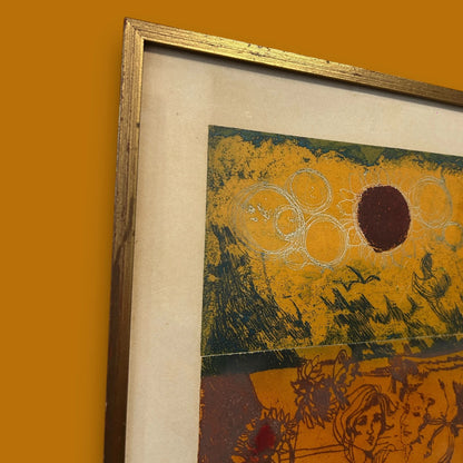 Vintage 1968 Susan Hudson Helios original painting