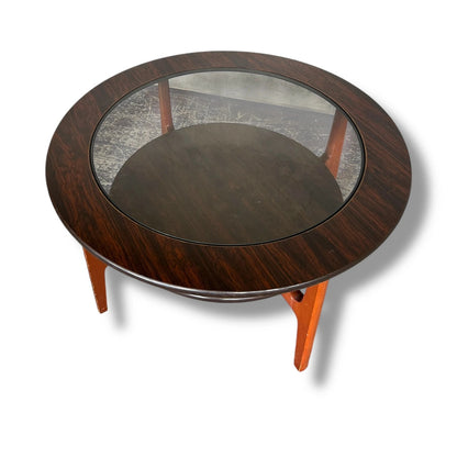 Mid Century Modern Greaves and Thomas Schreiber Rosewood Astro Coffee Table