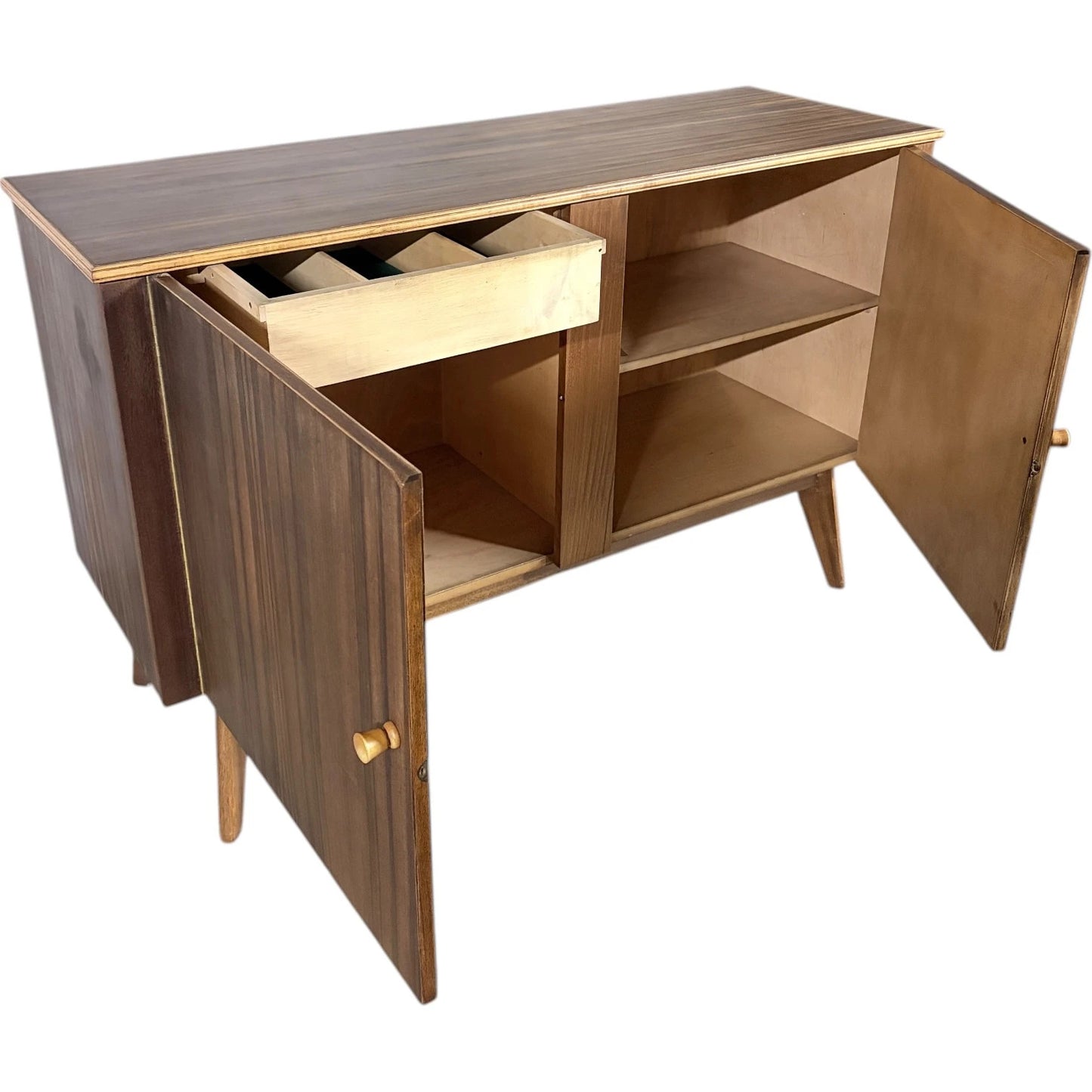 Mid Century Sideboard | Morris of Glasgow Walnut Veneer Storage Unit