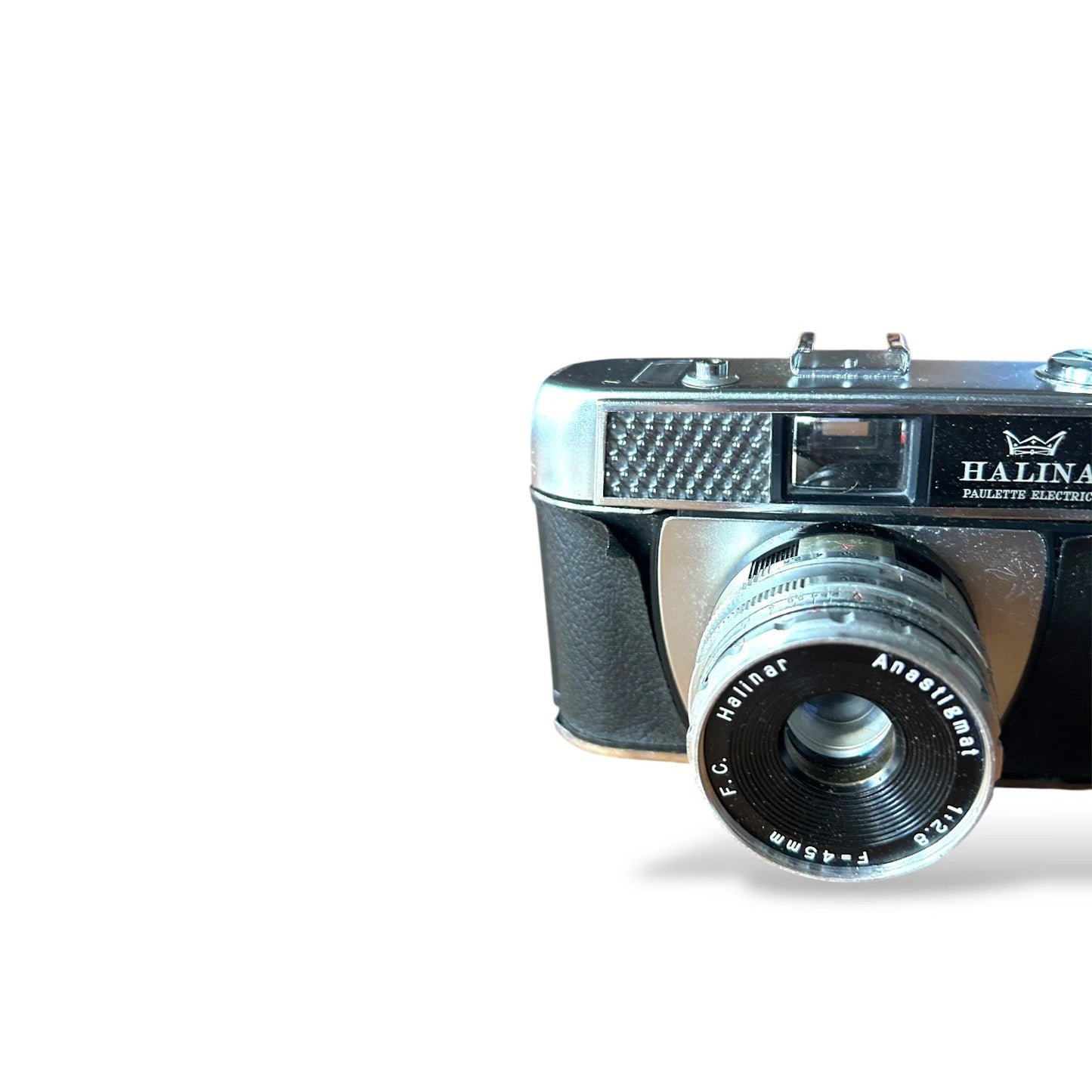 Halina Paulette Electric 35mm Film Camera – Vintage 1960s Rangefinder Style