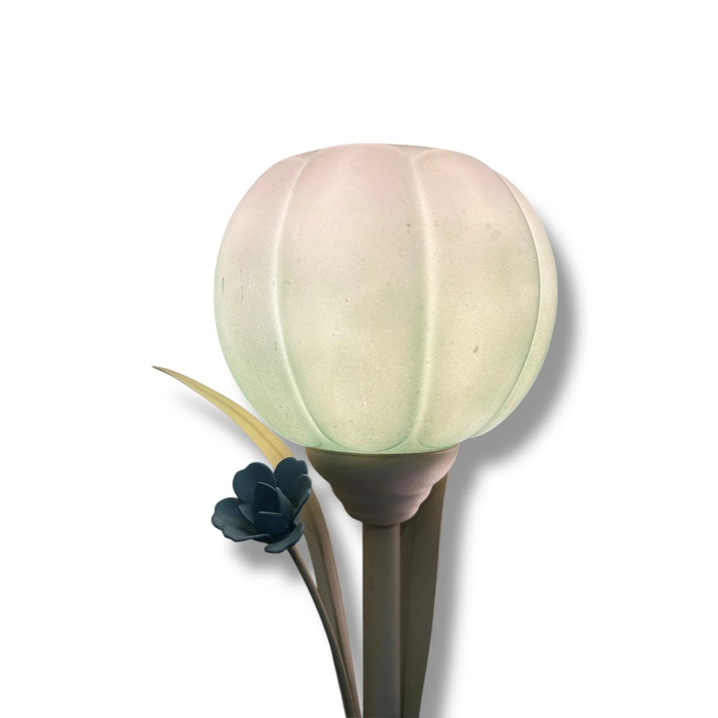 Mid Century Glass Tulip Bulb Table Lamp