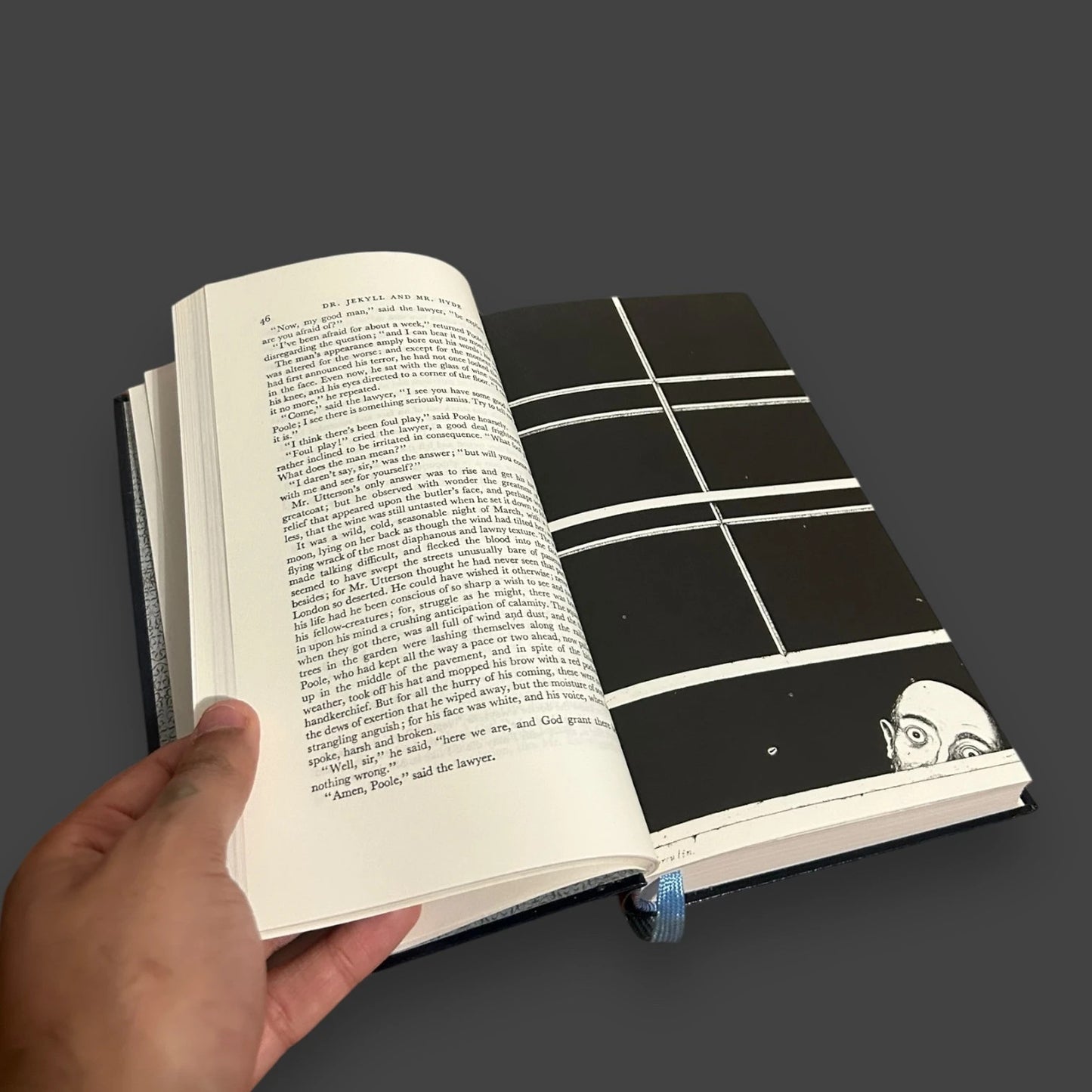 Vintage 1980s Dr Jekyll and Mr Hyde Hardback Book