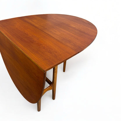 Mid Century Jentique Teak Wood Drop Leaf Table