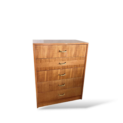 Herbert Gibbs Teak Tallboy Chest of Drawers | Mid-Century Modern Storage