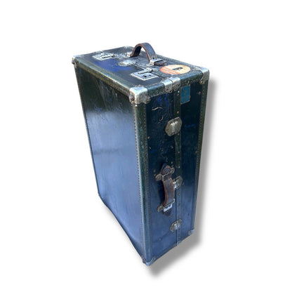 Mid Century Blue Storage Trunk