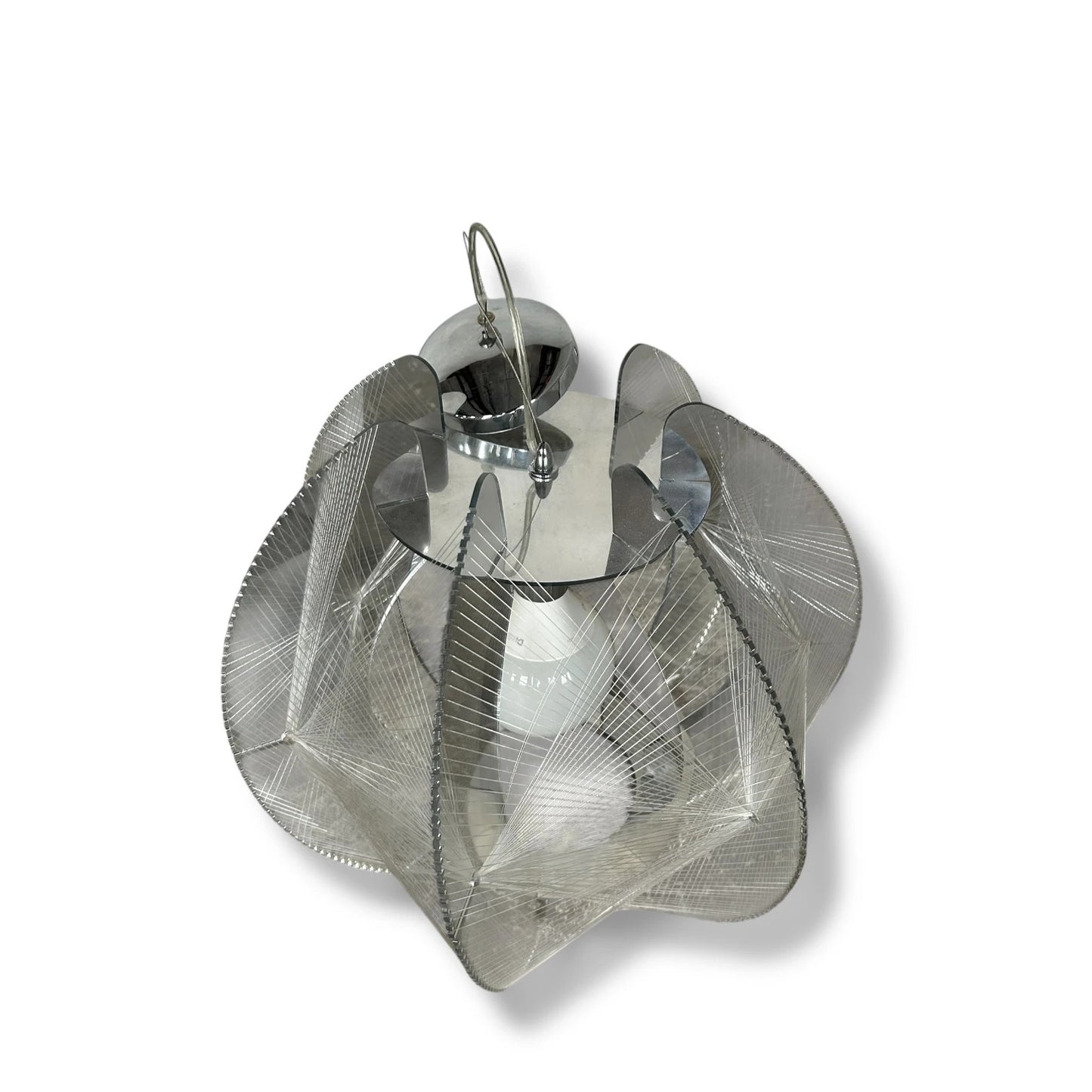 Vintage Paul Secon for Sompex Pendant Lamp – 1960s Nylon String Space Age Sputnik Light