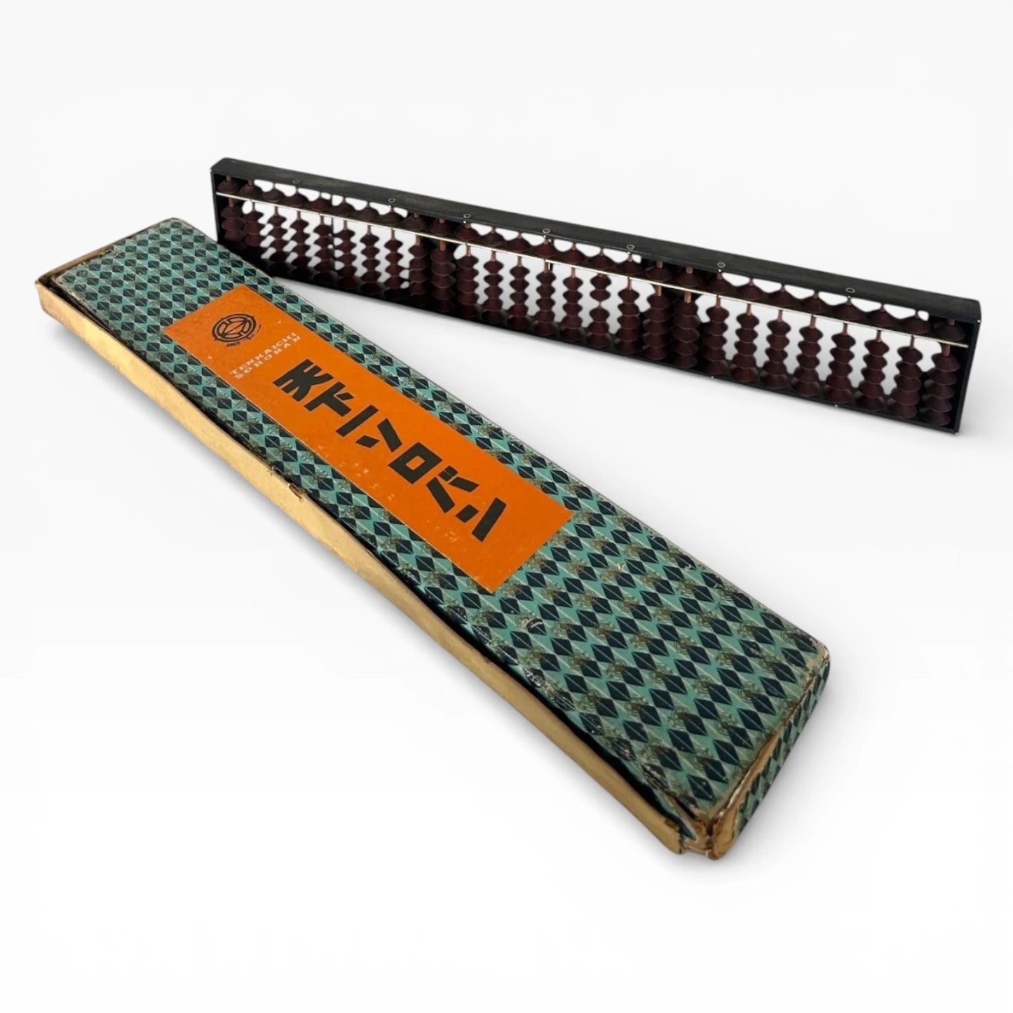 Japanese Soroban Abacus – Authentic Traditional Wooden Bead Calculator with Original Case