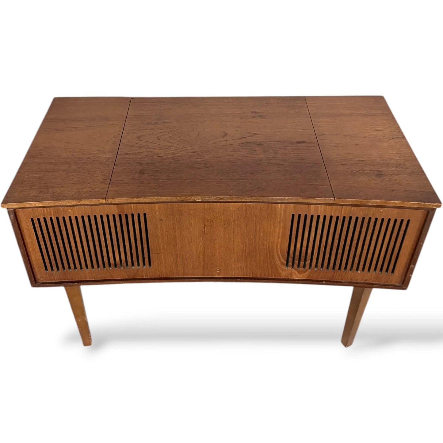 Mid Century Radiogram – Vintage Alba Radiogram Console With Turntable Cabinet